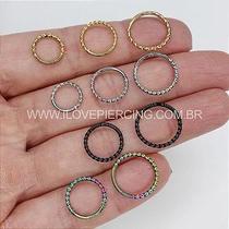 Argola Clicker em Aço Torcido - SEGMENTO AÇO TORCIDO