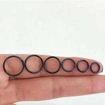 Argola Clicker em Titânio PVD Preto - SEGMENTO