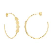 Argola com chapinhas circulo