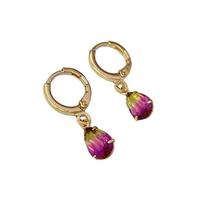 Argola Com Pingente Gota Folheado A Ouro Argola Com Pingente Gota Folheado A Ouro