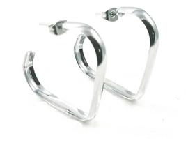 Argola Coração de Tarraxa Aço Cirúrgico Antialérgico Argola Coração de Tarraxa Aço Cirúrgico Antialérgico