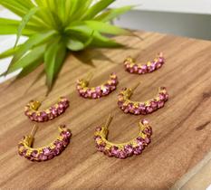 Argola Cravejada Argola Cravejada