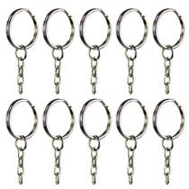 Argola De Chaveiro Com Corrente 23mm 300 Peças Prata