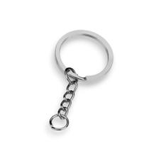 Argola de Metal 30mm c Corrente 6 un - Cor Onix