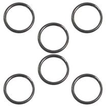 Argola de Metal Círculo 10mm - 6 Unidades