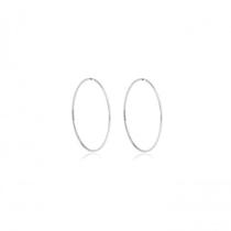 Argola de Prata Fio Quadrado 1,4CM Argola de Prata Fio Quadrado 1,4CM