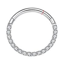 Argola De Titânio Para Septo, Daith, Rook, Lábio, Orelha Sensível, Nariz, Hélice, Concha E Tragus,
