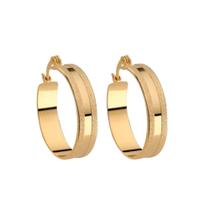 Argola Detalhes Diamantados - Banhada em Ouro 18k Argola Detalhes Diamantados - Banhada em Ouro 18k