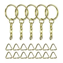 Argola Dourada Para Chaveiro Artesanato 23mm + Triangulo 500 Unidades - Atacado Argola Dourada Para Chaveiro Artesanato 23mm + Triangulo 500 Unidades - Atacado