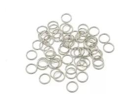 Argola Elo De Ferro Com Abertura 10mm Prata Com 300 Peças Argola Elo De Ferro Com Abertura 10mm Prata Com 300 Peças