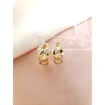 Argola fechada elo cravejado