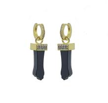 ARGOLA FIGA COLORS COM BASE CRAVEJADA COM MICROZIRCÔNIAS - Joia Elegante e Colorida