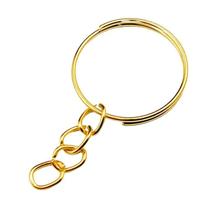 Argola Fina Dourada para Chaveiro (50 Un) Argola Fina Dourada para Chaveiro (50 Un)
