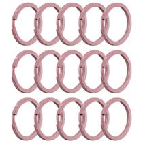Argola Italiana 28mm Rosa Bebe Reforçada Para Artesanato 50 Unidades