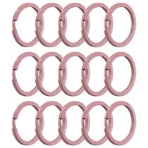 Argola Italiana 28mm Rosa Bebe Reforçada Para Artesanato 50 Unidades