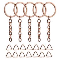 Argola Italiana 32mm e Triângulo 8mm Rose Gold 20 Unidades