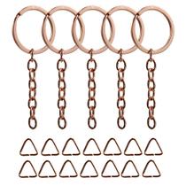 Argola Italiana 32mm e Triângulo 8mm Rose Gold 20 Unidades