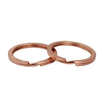 Argola Italiana 35mm Sem Corrente Rose Gold Reforçada Com 300 Unidades