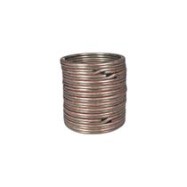Argola Italiana Cor Cobre Com Estanho Mistura Linda - 50 Uni