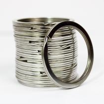 Argola Italiana Em Níquel 35mm Reforçada Sem Corrente - 100 Unidades Argola Italiana Em Níquel 35mm Reforçada Sem Corrente - 100 Unidades