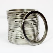 Argola Italiana Em Níquel 35mm Reforçada Sem Corrente - 100 Unidades Argola Italiana Em Níquel 35mm Reforçada Sem Corrente - 100 Unidades