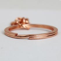 Argola Italiana Rose Gold 32mm Com Corrente 40 Unidades