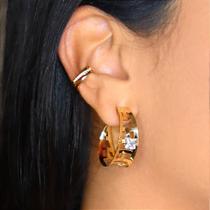 Argola Larga Vazada Argola Larga Vazada