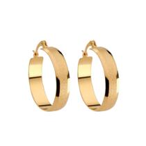 Argola Luxo Diamantada - Banhada em Ouro 18k Argola Luxo Diamantada - Banhada em Ouro 18k