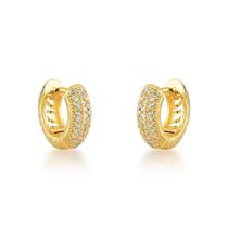 Argola m 3 fileiras de zircônia