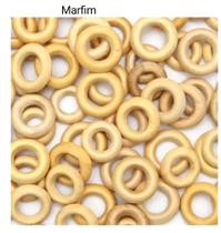 Argola Madeira N00 Pcte 100 Unid 2cm Costura Artesanato DIY