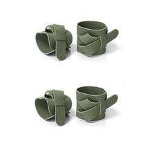 Argola ou Anel de Guardanapo 4 Pcs Ravena Verde Oliva