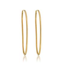 Argola Oval G Ouro Argola Oval G Ouro