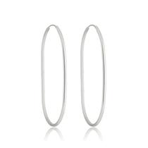 Argola Oval G Prata Argola Oval G Prata