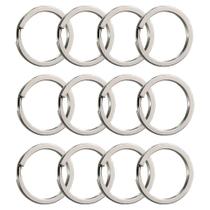 Argola Para Chaveiro Artesanato 35mm Banhada a Níquel 50 Unidades