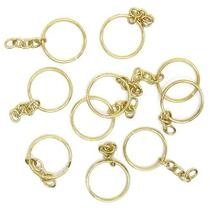 Argola para Chaveiro com Corrente - 10 Unidades