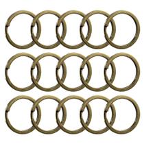 Argola Para Montagem Chaveiro 28mm Ouro Velho 50 Unidades