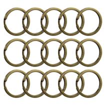 Argola Para Montagem Chaveiro 28mm Ouro Velho 50 Unidades