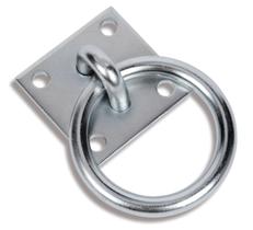 Argola para parafusar chapa 6x6cm N-1 Forsul Prata Argola para parafusar chapa 6x6cm N-1 Forsul Prata