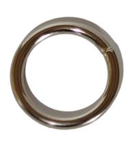 ARGOLA PARA SELARIA NIQUELADA EM FERRO 22X3,8mm