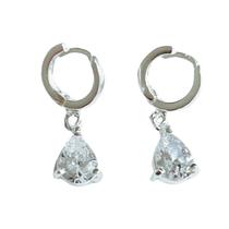 Argola pingente Gota prata - Cod 951 Argola pingente Gota prata - Cod 951