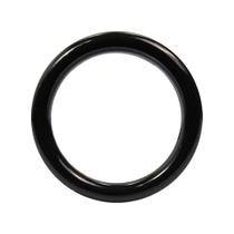 Argola Plástica 7,9cm Média Resistente Preta Para Artesanato 10 Peças