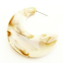 Argola Plástico Grossa Marmorizada