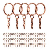 Argola Reforçada Rose Gold 23mm Com Mini Pitão Rosqueável 9mm - 100 Peças Argola Reforçada Rose Gold 23mm Com Mini Pitão Rosqueável 9mm - 100 Peças