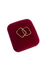 Argola Retangular 1mm 1,5cm