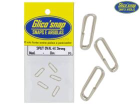 Argola Split Oval 4x Strong Glico Snap - 5 Unidades