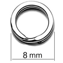 Argola Split Ring inoxidável P/ Isca Artificial kit 50 unid Argola Split Ring inoxidável P/ Isca Artificial kit 50 unid