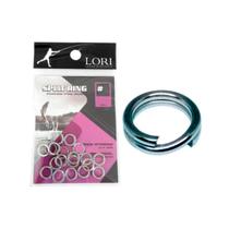 Argola Split Ring Lori Fishing Nickel n4 Com 20 Unidades