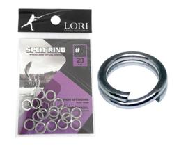 Argola Split Ring Lori Nº 5 (0,8mm) Nickel - 20 Peças Argola Split Ring Lori Nº 5 (0,8mm) Nickel - 20 Peças