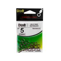 Argola Split Ring Reforçado N 5 Para Pesca - Celta