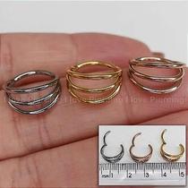 ARGOLA TITÂNIO TRIPLE LISA CLICKER - 1,2mm ARGOLA TITÂNIO TRIPLE LISA CLICKER - 1,2mm